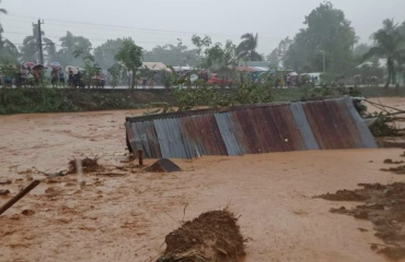 Las inundaciones y los deslizamientos de tierra causaron muertes y daños graves en Barangay Bunga, en Filipinas, abril de 2022/ Floodlist